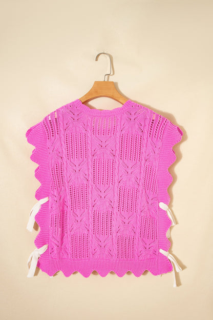 Ainara Trim Short Sleeve Sweater