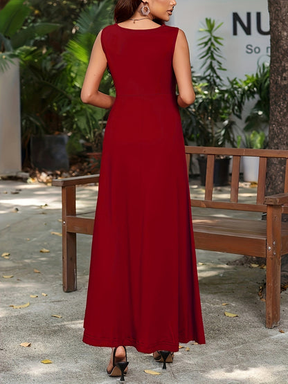 Sleeveless Flowy Maxi Dress