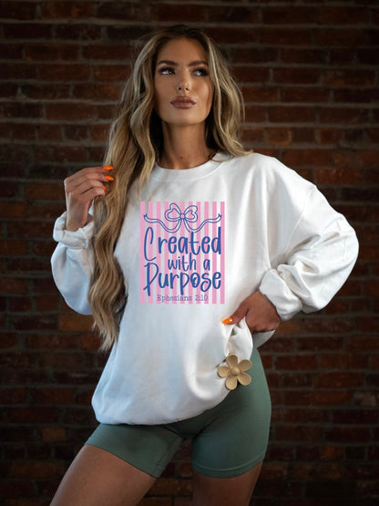 Western Ghost Graphic Crewneck Sweatshirt