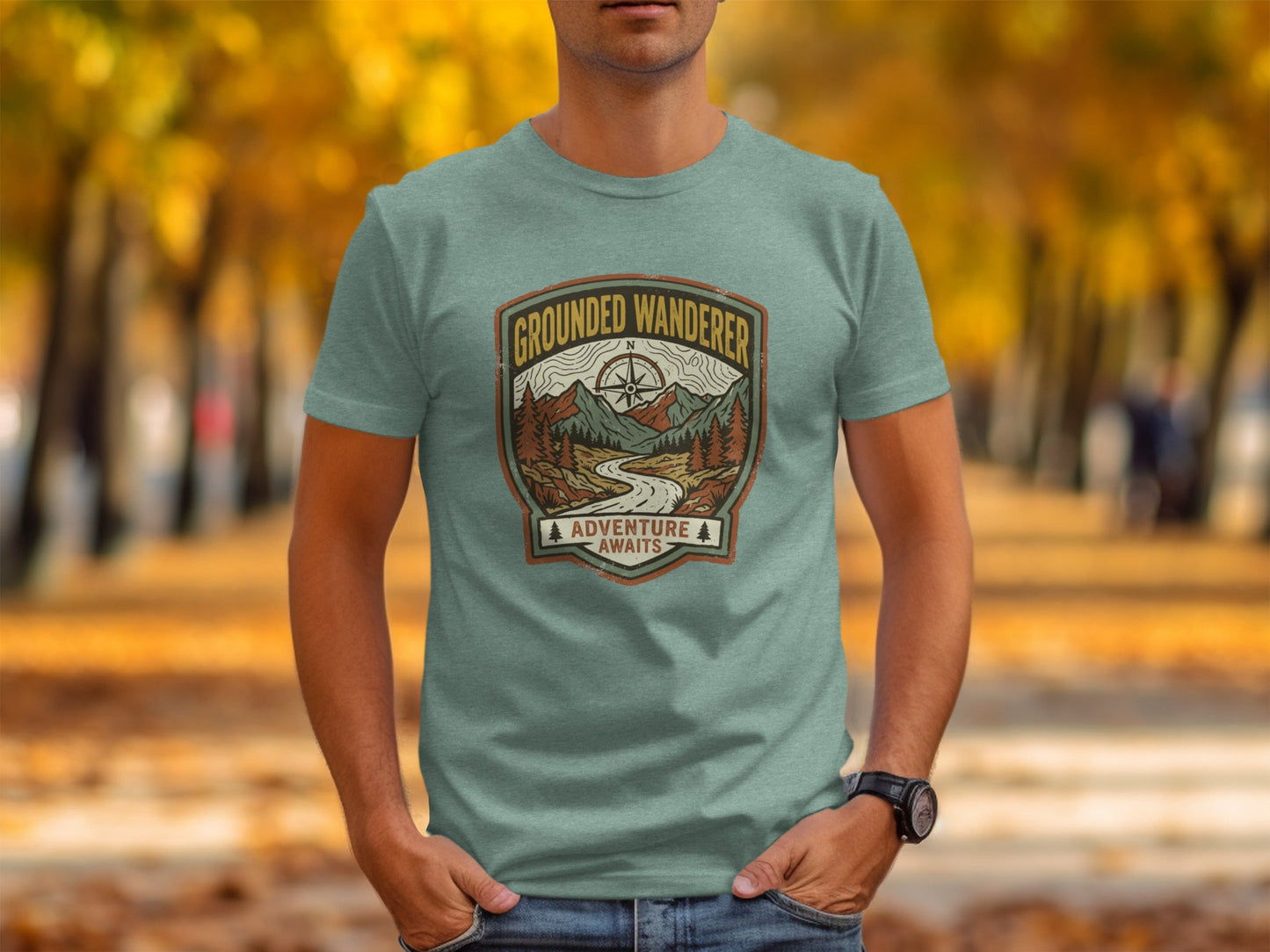 Heritage Grounded Wanderer Adventure Nomad Tee