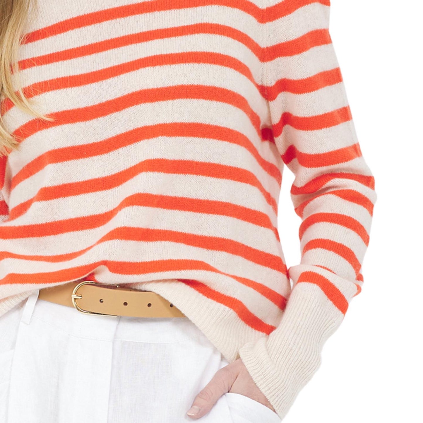 Sloane Cashmere Pullover Top