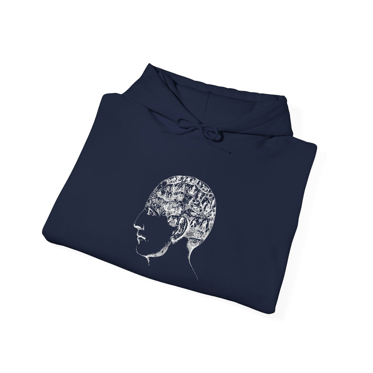 Men's Brain Graphic Hoodie — Mind Full of Ideas Sweatshirt