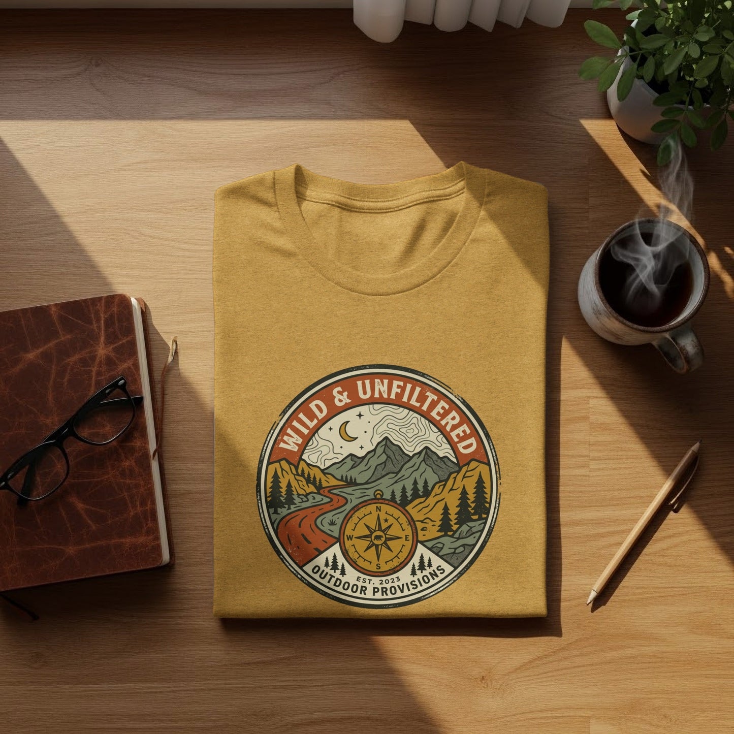 Rugged Wild & Unfiltered Explorer Wilderness Shirt