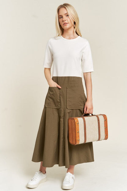 PLUS Jade by Jane Knit Mix Dress