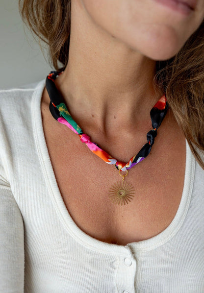 Scarf necklaces
