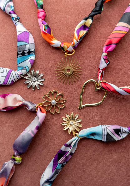 Scarf necklaces