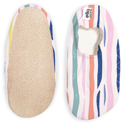 Non-Slip Sole, Unisex Baby, Children's Sea Shoes, Pool Booties, Lines