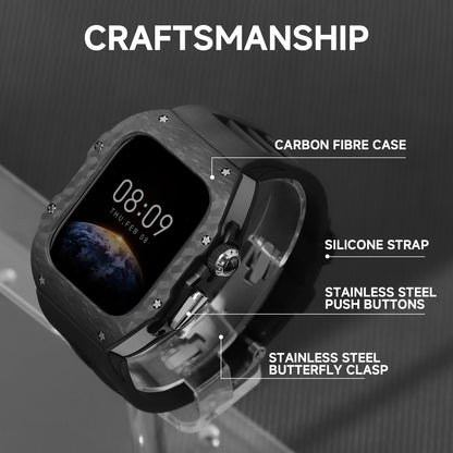 Luxury Mod Kit for Apple Watch 10/11 (42/46mm) - Silver Edition