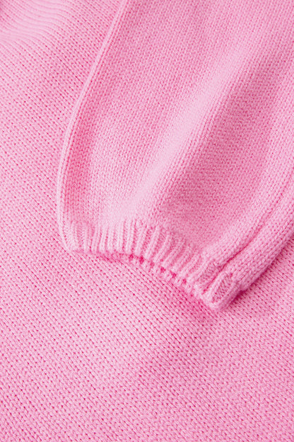 Olivia Backless Bubble Sleeve Sweater