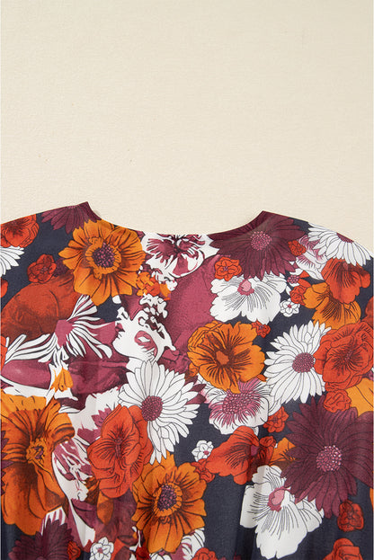 Marianna Sleeve Flowy Mini Dress