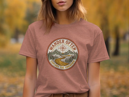 The Original Wander Often Vintage Explorer Adventure Top