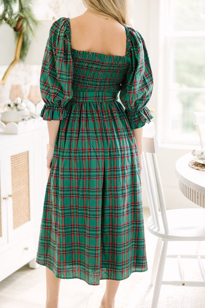 Scarlett Waist Flared Midi Dress