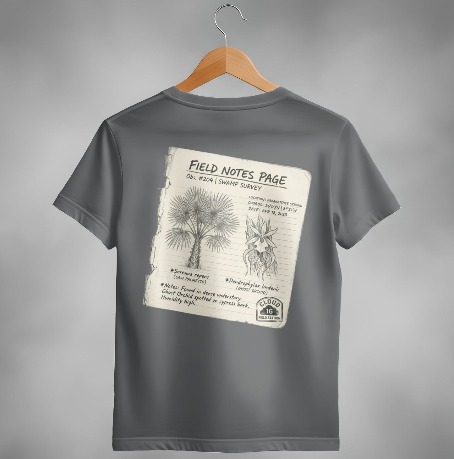 Field Notes: Ghost Orchid & Palmetto T-Shirt