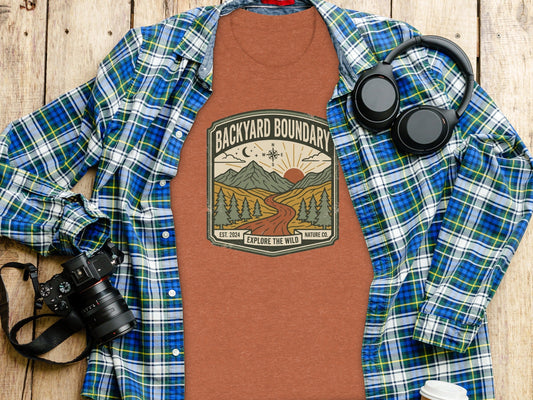 Rugged Backyard Boundary: Explore The Wild Wilderness Shirt