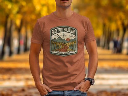 Rugged Backyard Boundary: Explore The Wild Wilderness Shirt