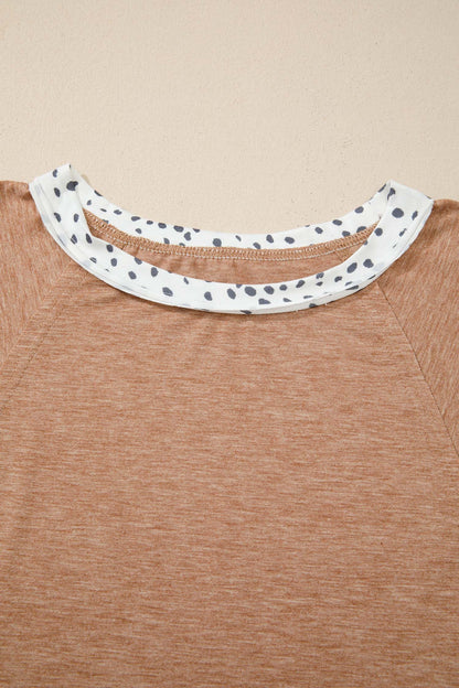 Abigail Color Block Patchwork PLUS Tee