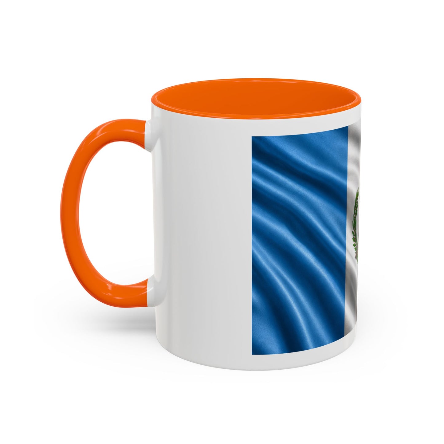 Guatemala Flag Accent Coffee Mug – 11/15oz Patriotic National Emblem Ceramic Mug