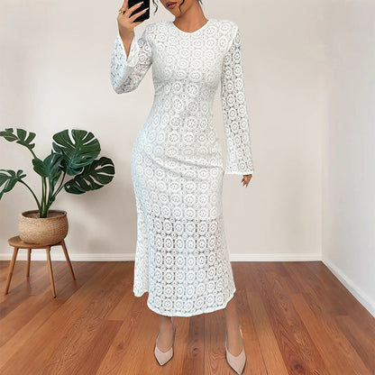 Lace Slim Fishtail Female Dress
