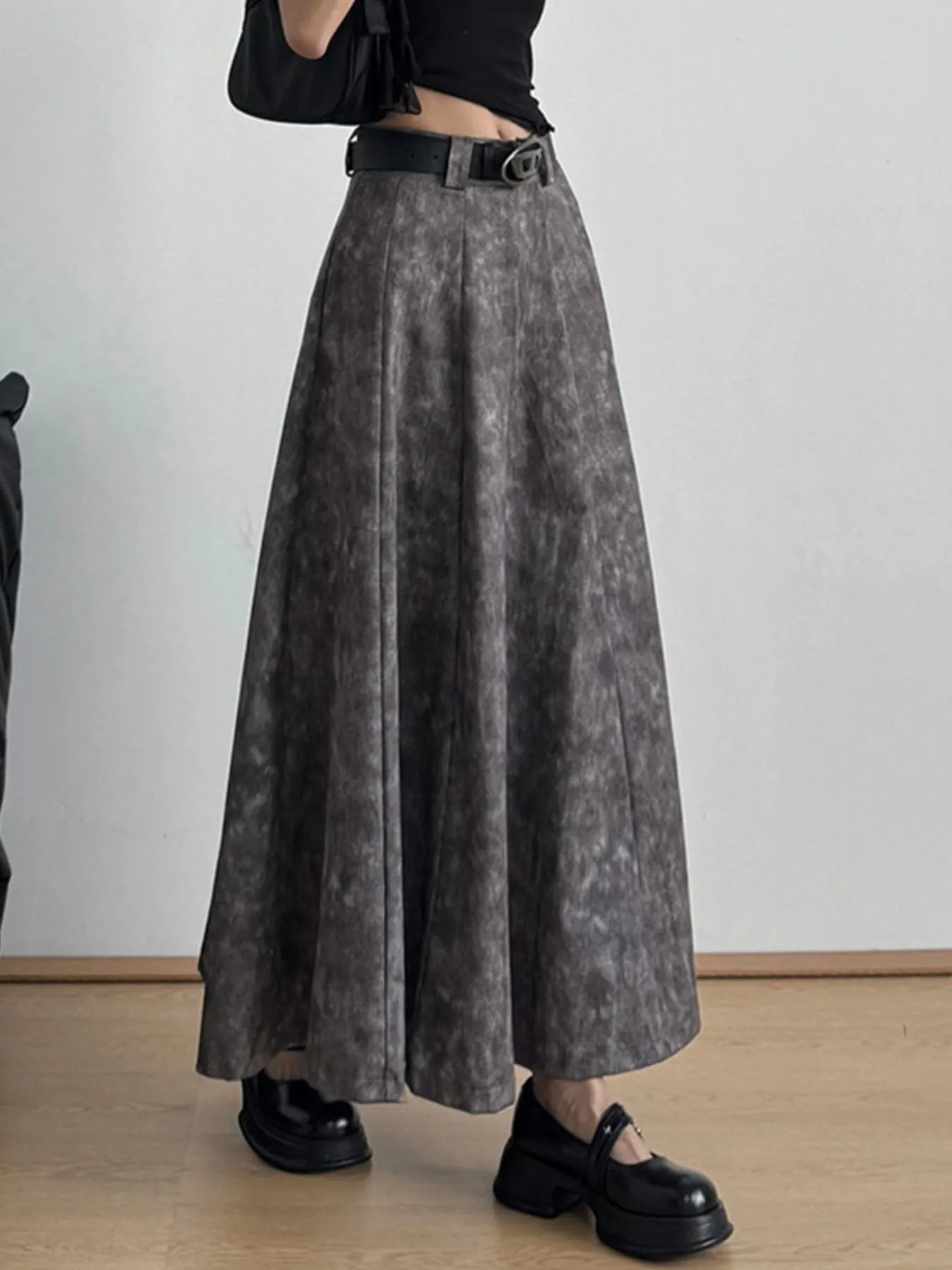 A-Line Maxi Skirt See size chart under “more details”