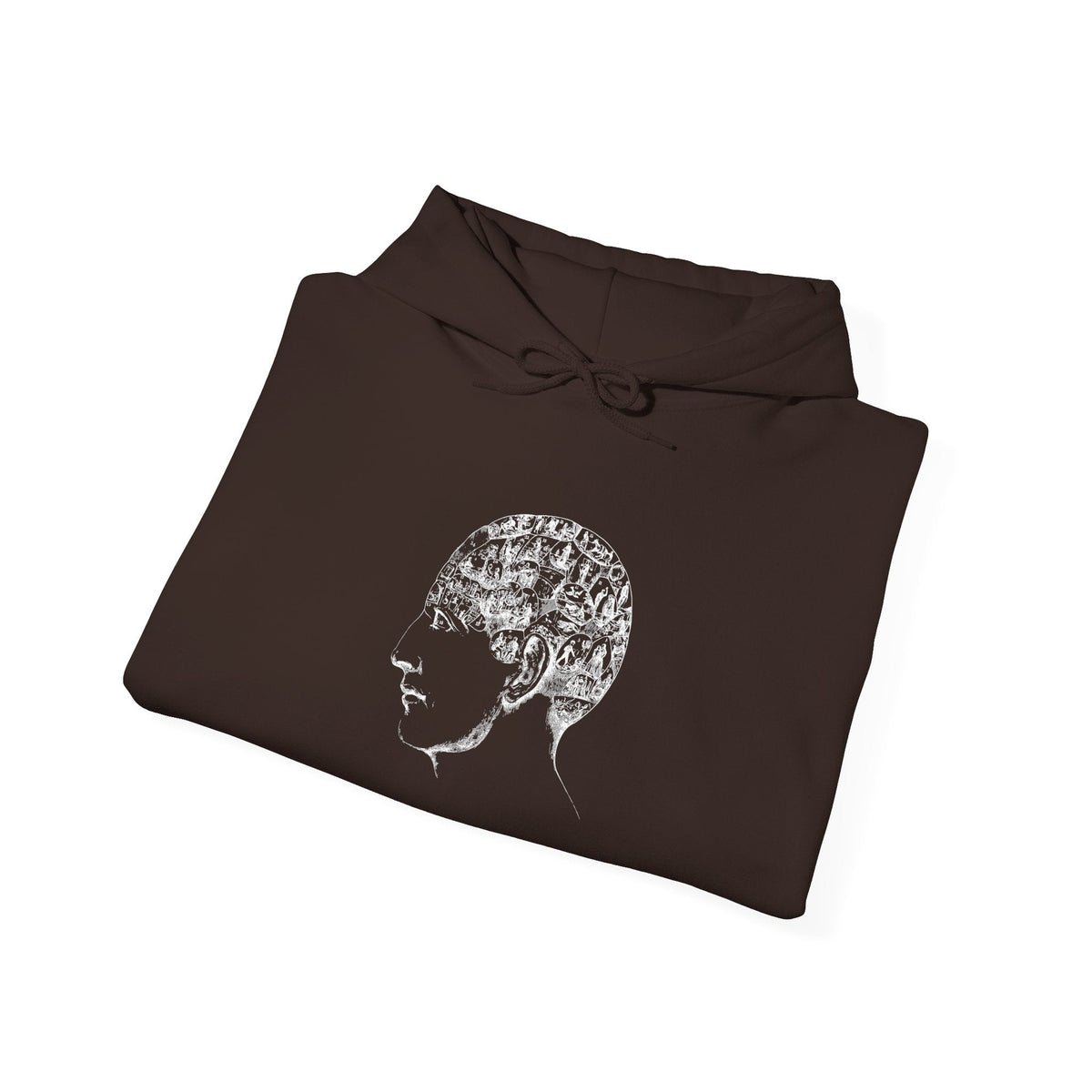 Men's Brain Graphic Hoodie — Mind Full of Ideas Sweatshirt