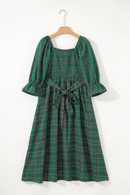 Scarlett Waist Flared Midi Dress