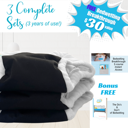Brain Training Bedwetting Pants 3-Pack