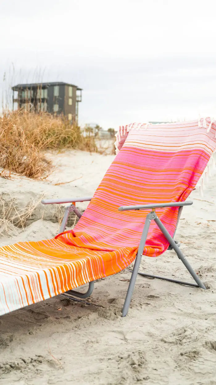 Striped 3 in 1 Turkish Cotton Beach Bag