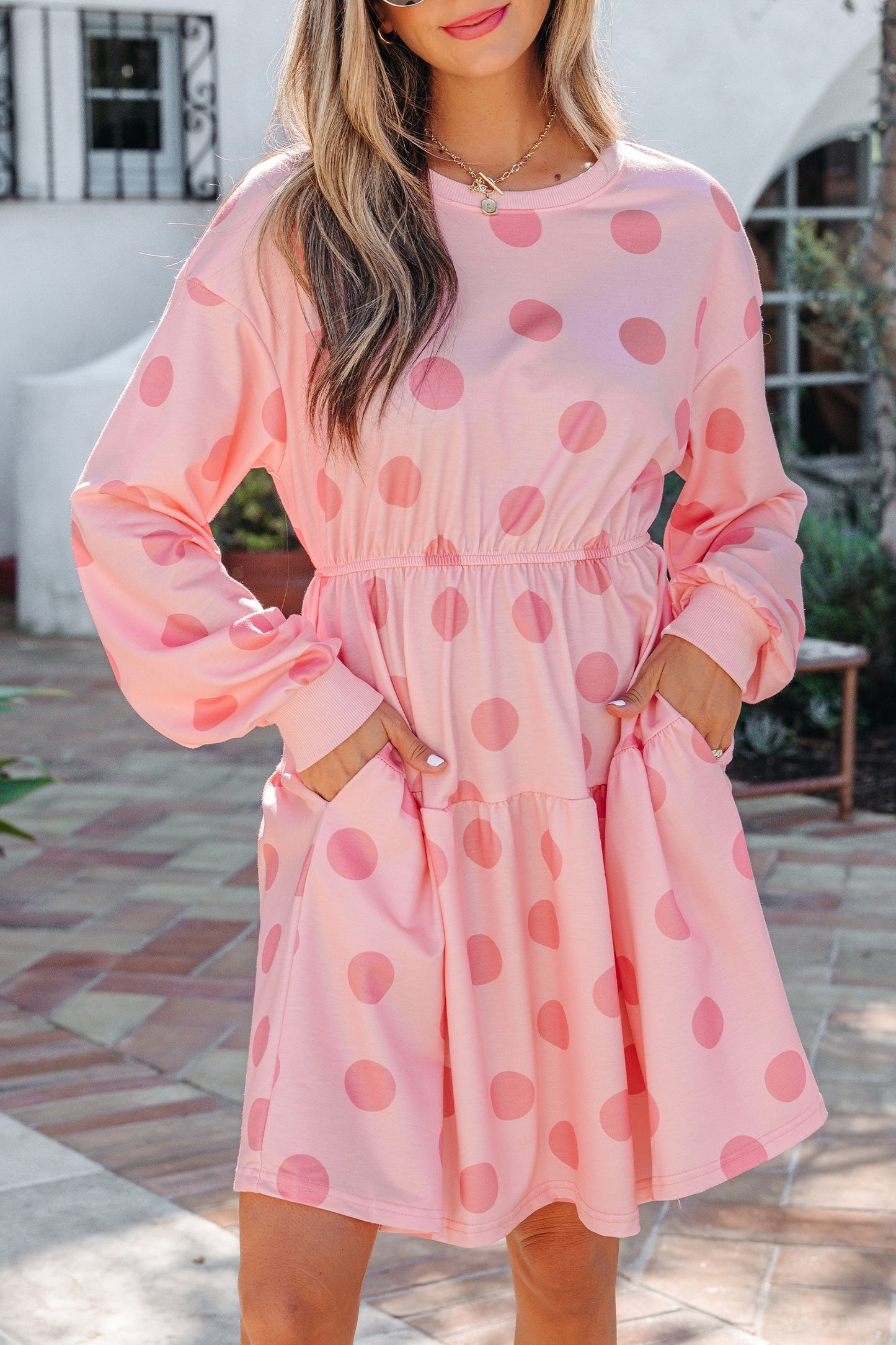 Anna Sleeve Flared Mini Dress