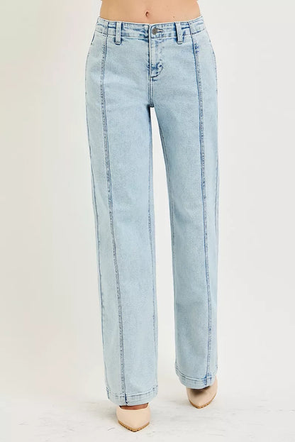 RISEN Slouchy Wide Leg Jeans