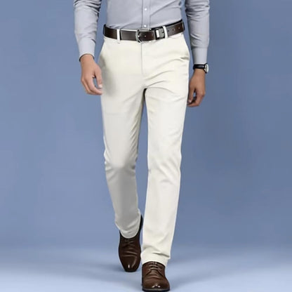 Men's Formal Dress Pants, Straight Fit Wrinkle-Resistant for Wedding and Formal Occasions