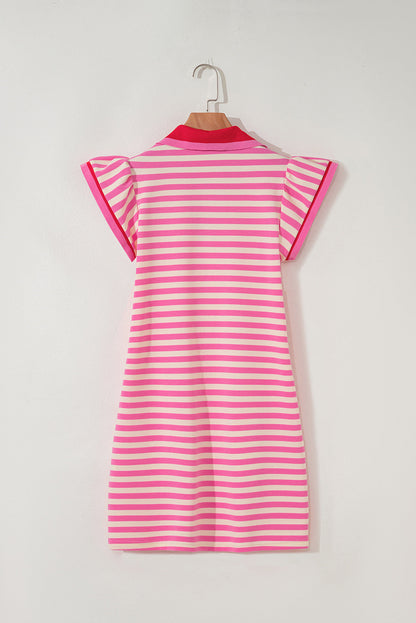 Jennifer Flutter Sleeve Short Dress