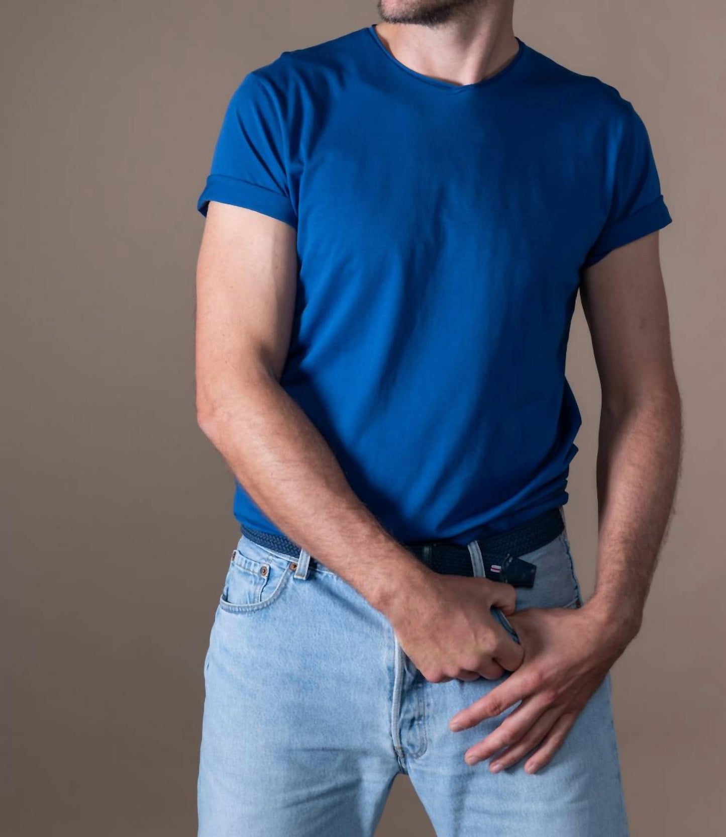Milo V-neck Jersey T-shirt