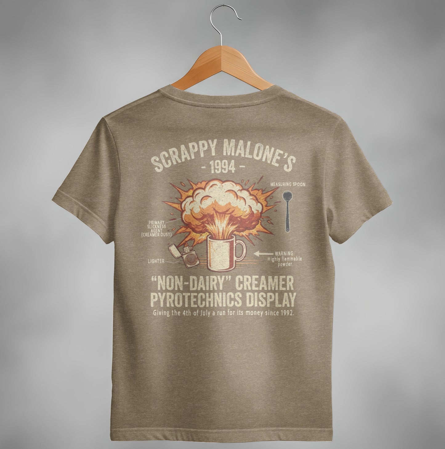 Scrappy Malone's Creamer Pyrotechnics Tee - '90s Nostalgia