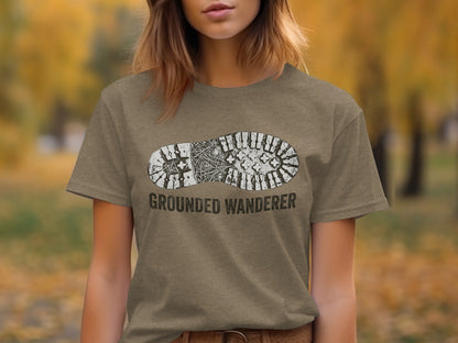 Grounded Wanderer Boot Print - Vintage Outdoor Apparel
