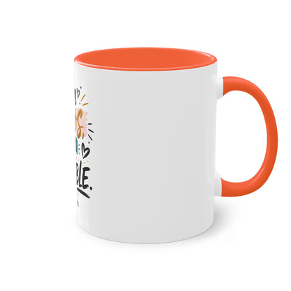 Coffee Mug — "Con Dios Todo Es Posible" Inspirational Spanish Scripture 11oz