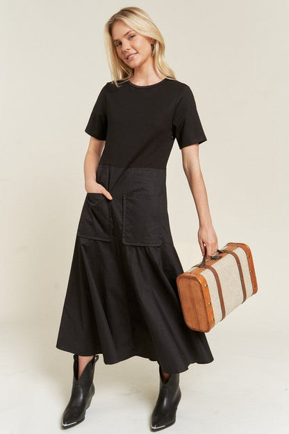 PLUS Jade by Jane Knit Mix Dress