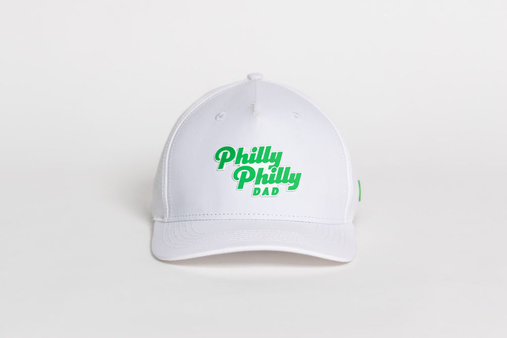 Philly Philly Dad Performance Hat - White