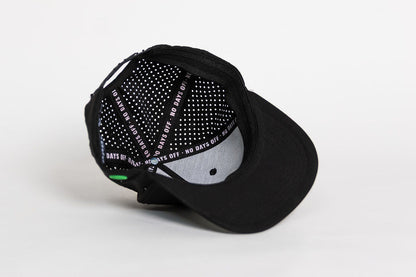 Philly Philly Dad Performance Hat - Black w/ Kelly Green Letters