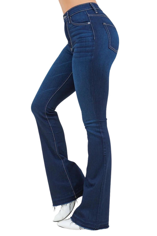Judy Boot Cut Jean in Dark Denim