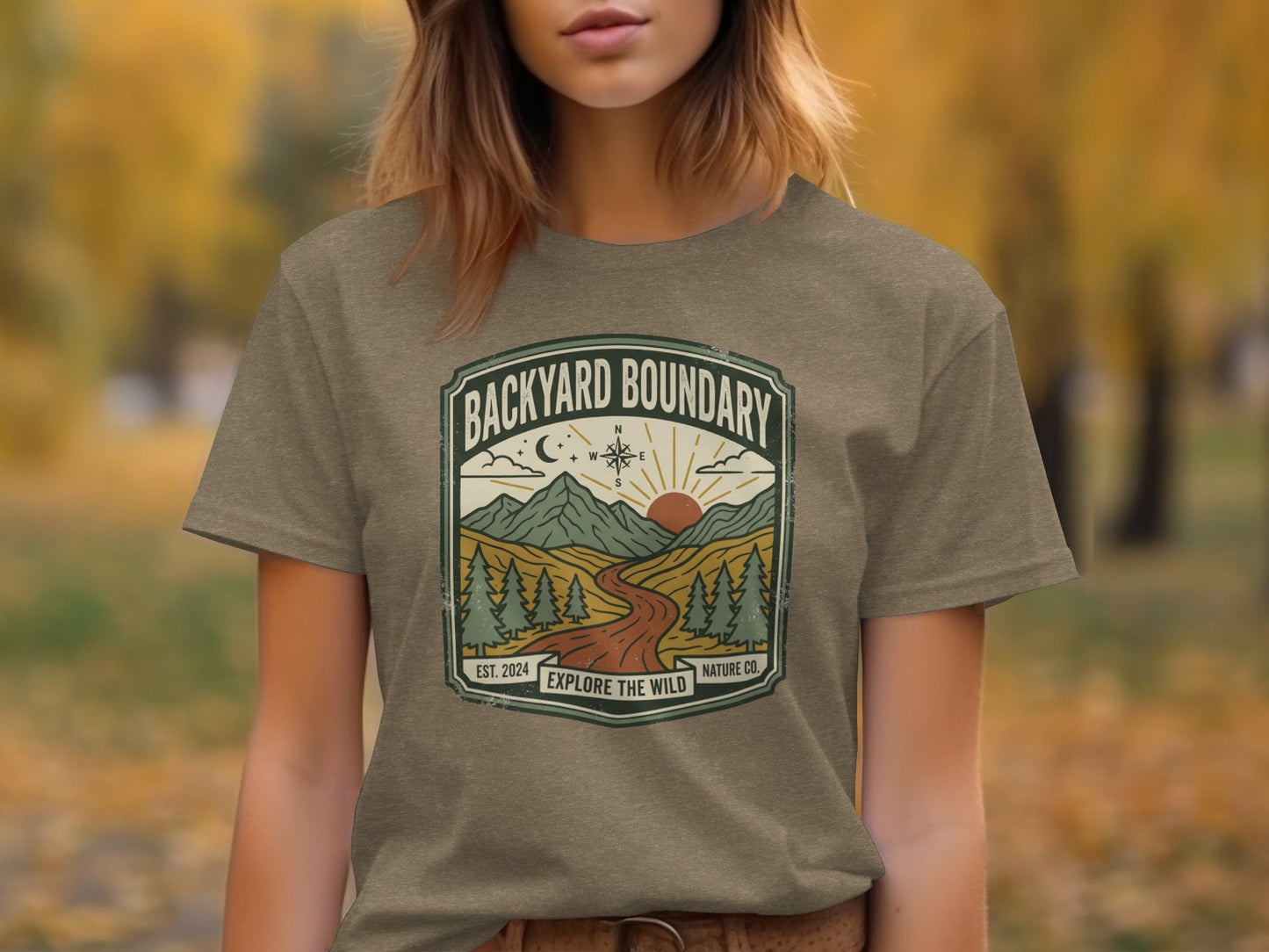 Rugged Backyard Boundary: Explore The Wild Wilderness Shirt