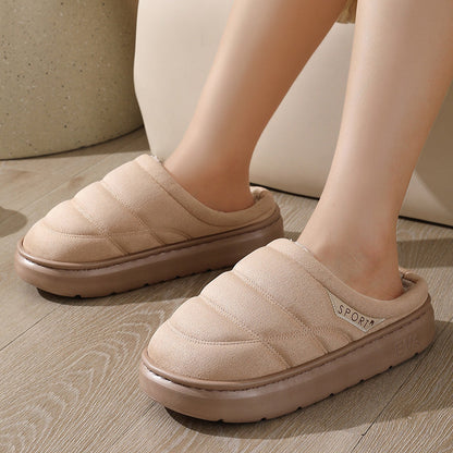 Cozy Plush House Slippers – Thick-Sole, Unisex