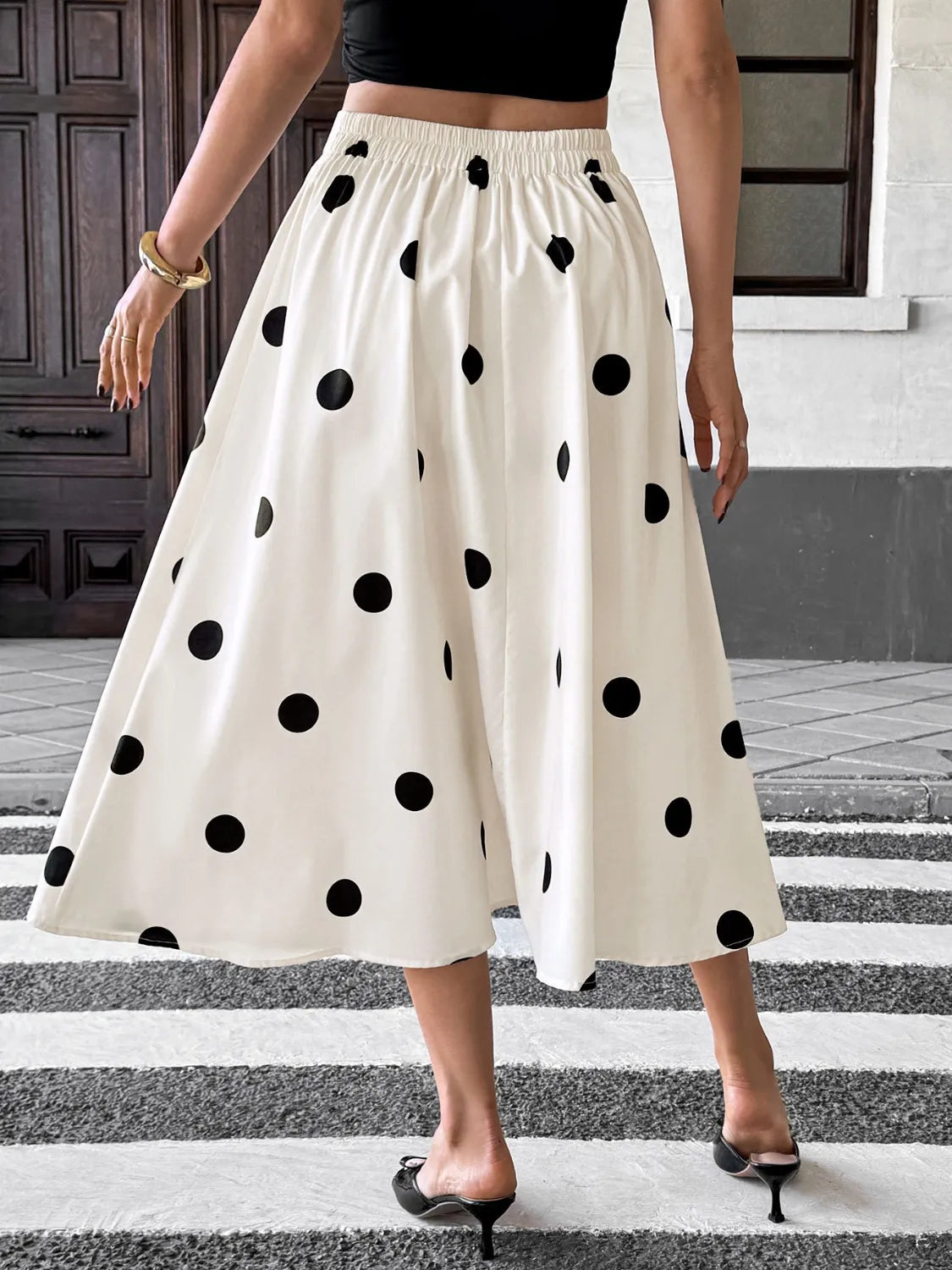 Polka Dot Skirt See size chart under “more details”