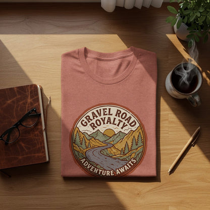 Gravel Road Royalty Vintage Adventure Tee: Backcountry Outpost Shirt
