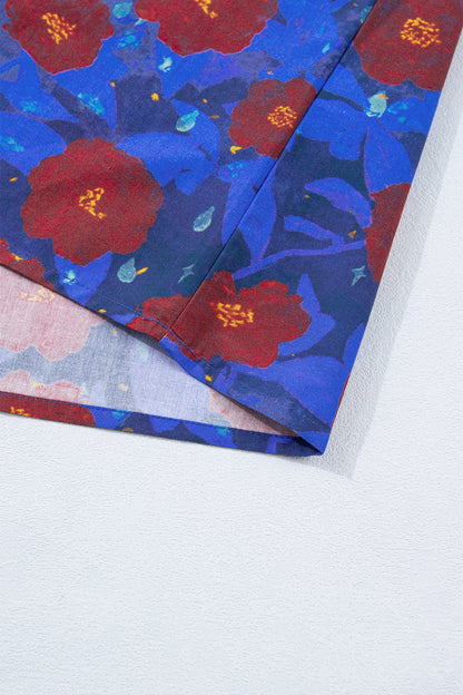 Maeve Sleeve Frilled Floral Blouse