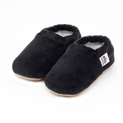 Organic Cotton Velvet Home Nursery Moccasin Shoes