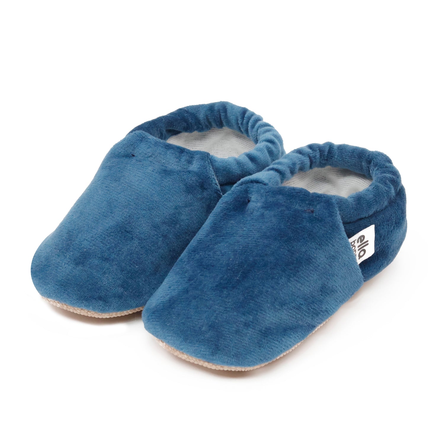 Organic Cotton Velvet Home Nursery Moccasin Shoes