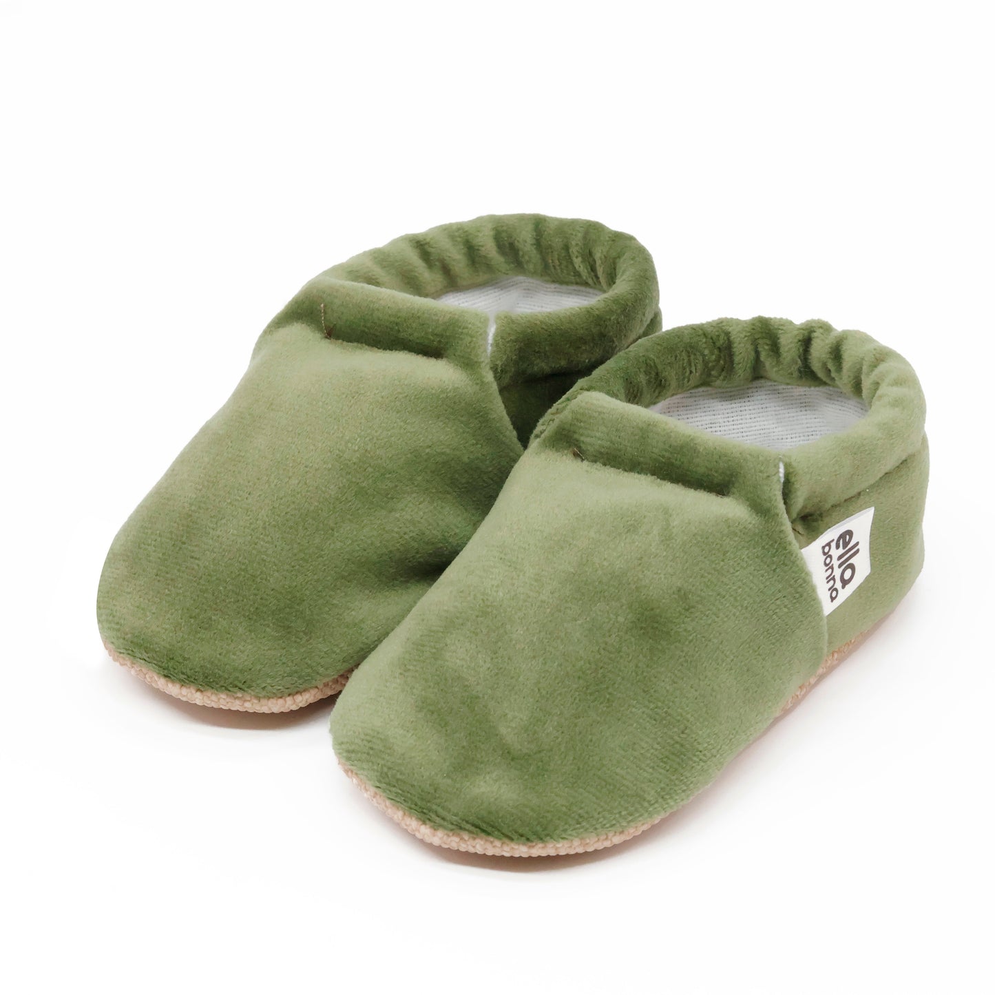 Organic Cotton Velvet Home Nursery Moccasin Shoes