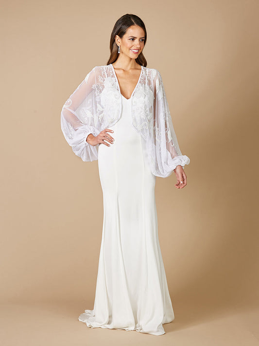 Gillian Beaded Bridal Jacket