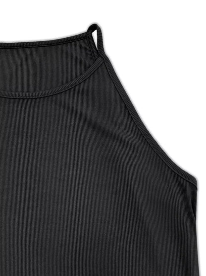 Plus Size Slit Round Neck Cami See size chart under “more details”