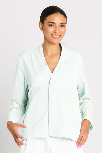 Nylon Minimal Swing Jacket - Mint